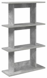 Falpolc Falra szerelhető Szürke 56 x 20 x 90 cm Szerelt Fa