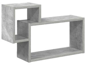 Falpolc Falra szerelhető Szürke 55 x 15 x 35 cm Szerelt Fa