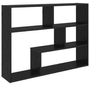 Falpolc Falra szerelhető Fekete 95 x 20 x 69,5 cm Szerelt Fa