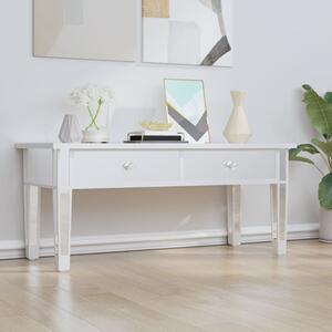 Tükrös szerelt fa és üveg dohányzóasztal 106 x 45 x 45 cm