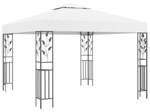 VidaXL fehér pavilon LED fényfüzérrel 3 x 3 m