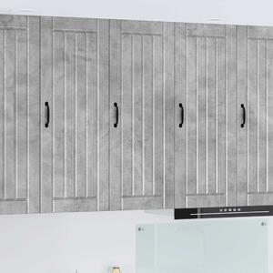 Fali Szekrény LUCCA Betonszürke 40 x 31 x 100 cm Szerelt Fa