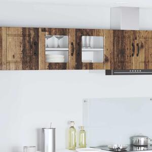 Fali üveges szekrény PORTO Öreg fa 80 x 31 x 40 cm Faanyag