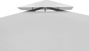 VidaXL krémfehér pavilon tetővel 3 x 4 m