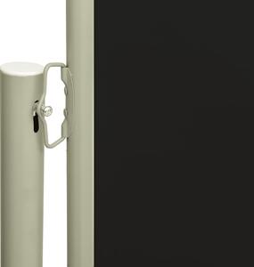 VidaXL fekete behúzható oldalsó terasznapellenző 160 x 300 cm
