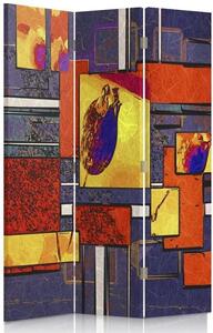 Gario Paraván Absztrakt és geometria Méret: 110 x 170 cm, Kivitelezés: Klasszikus paraván