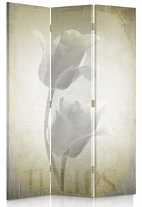 Gario Paraván Retro tulipánok Méret: 110 x 170 cm, Kivitelezés: Klasszikus paraván