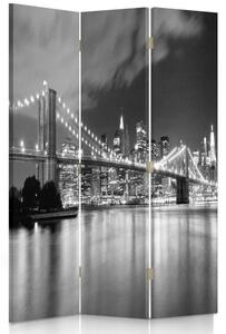 Gario Paraván Brooklyn híd panorámája Méret: 110 x 170 cm, Kivitelezés: Klasszikus paraván