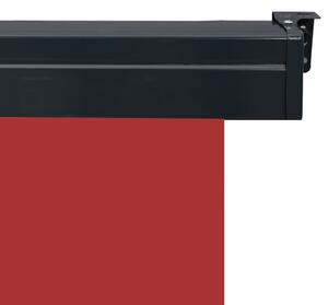VidaXL piros oldalsó terasznapellenző 140 x 250 cm