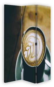 Paraván Mintás kávé Méretek: 110 x 170 cm, Kivitelezés: Klasszikus paraván