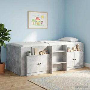 VidaXL Ágyat tartó szekrény 2 pcs Betonszürke 66 x 35 x 48 cm