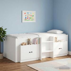 VidaXL Ágyat tartó szekrény 2 pcs Fehér 66 x 35 x 48 cm Szerelt Fa