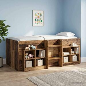 Ágyat tartó szekrény 2 pcs Antik Fa 66 x 33 x 48 cm Szerelt Fa
