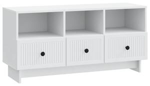 TV szekrény fiókkal Fehér 102 x 34,5 x 50 cm Szerelt Fa
