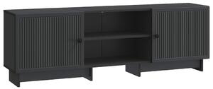 TV szekrény Fekete 150 x 31 x 50 cm Mérnöki fa