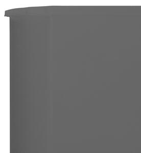 VidaXL antracitszürke szövet 3-paneles szélellenző 400 x 120 cm