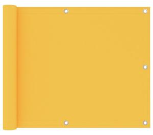 VidaXL sárga oxford-szövet erkélyparaván 75 x 300 cm