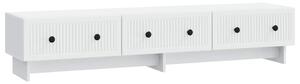 TV szekrény fiókkal Fehér 147 x 34,5 x 30 cm Szerelt Fa