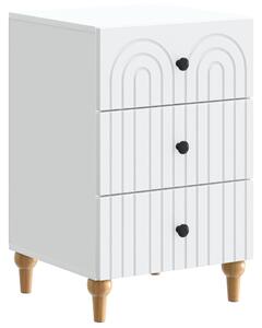VidaXL Éjjeliszekrény fiókkal Fehér 43x 41 x 66,5 cm Szerelt Fa
