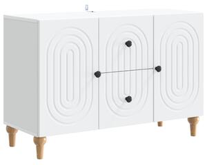 TV szekrény fiókkal Fehér 89 x 34,5 x 60 cm Szerelt Fa
