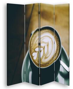 Paraván Mintás kávé Méretek: 145 x 170 cm, Kivitelezés: Klasszikus paraván