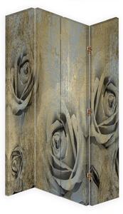 Gario Paraván Vintage rózsák Méret: 145 x 170 cm, Kivitelezés: Forgó paraván 360°