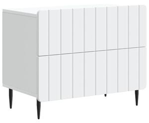 VidaXL Éjjeliszekrény fiókkal Fehér 62 x 34,5 x 49,5 cm Szerelt Fa