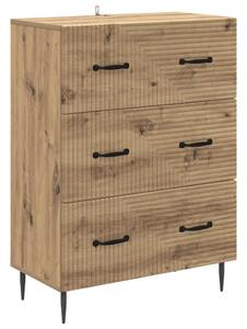 Fiókos szekrény Kézműves Tölgy 66 x 34,5 x 89,5 cm Szerelt Fa