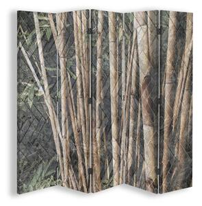 Paraván Bambusz szárak barna színben Méretek: 180 x 170 cm, Kivitelezés: Klasszikus paraván