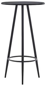 Fekete MDF bárasztal 60 x 107,5 cm