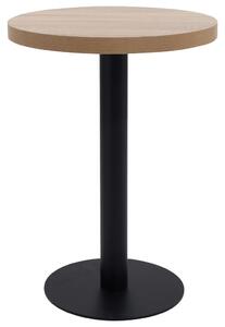 Világosbarna MDF bisztróasztal 60 cm