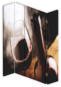 Gario Paraván Egy pohár száraz bor Méret: 180 x 170 cm, Kivitelezés: Forgó paraván 360°