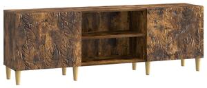 TV szekrény 150 x 31 x 50 cm Füstös Tölgy Szerelt Fa