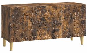 TV szekrény 99 x 34,5 x 50 cm Füstös Tölgy Szerelt Fa