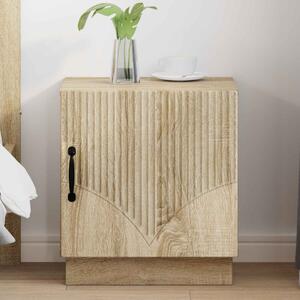 VidaXL Éjjeli asztal Sonoma Tölgy 43 x 34,5 x 47 cm Szerelt Fa