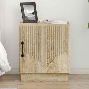 VidaXL Éjjeli asztal 2 pcs Sonoma Tölgy 43 x 34,5 x 47 cm Szerelt Fa