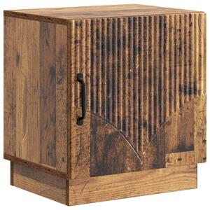 VidaXL Éjjeli asztal Antik Fa 43 x 34,5 x 47 cm Szerelt Fa