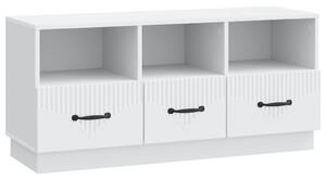 TV szekrény fiókkal Fehér 102 x 34,5 x 47 cm Szerelt Fa