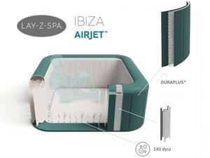 Bestway Lay-Z-SPA Ibiza Airjet 60015 Felfújható jacuzzi, 180x180 