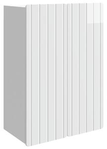 Fali szekrény Magasfényű Fehér 66 x 34,5 x 92 cm Szerelt Fa