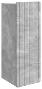 Fali szekrény Betonszürke 33 x 34,5 x 94 cm Szerelt Fa