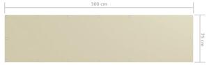 VidaXL krémszínű oxford-szövet erkélynapellenző 75 x 300 cm