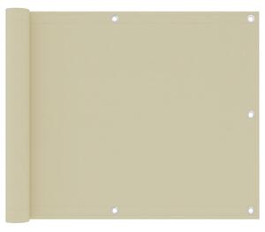 VidaXL krémszínű oxford-szövet erkélynapellenző 75 x 300 cm