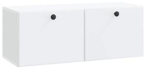 Fali TV szekrény 78,5 x 31 x 30 cm Fehér Szerelt Fa