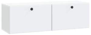 Fali TV szekrény 98 x 31 x 30 cm Fehér Szerelt Fa
