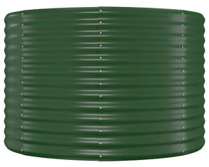 VidaXL zöld porszórt acél kerti magaságyás 175x100x68 cm