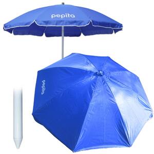 Pepita dönthető Napernyő UV védelemmel 2m - kék