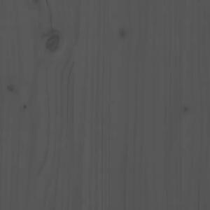 VidaXL szürke tömör fenyőfa kerti pad 203,5x48x91,5 cm