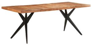 Tömör akácfa étkezőasztal 200 x 90 x 76 cm