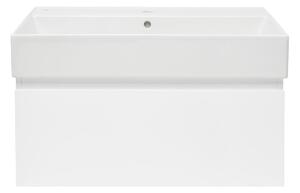 Fürdőszobaszekrény mosdókagylóval SAT B-WAY 79x30x45 cm fehér fényes BWAY80WU2